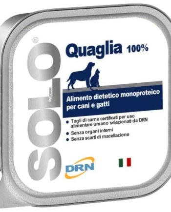 Solo konservai šunims ir katėms "Quaglia" su putpele