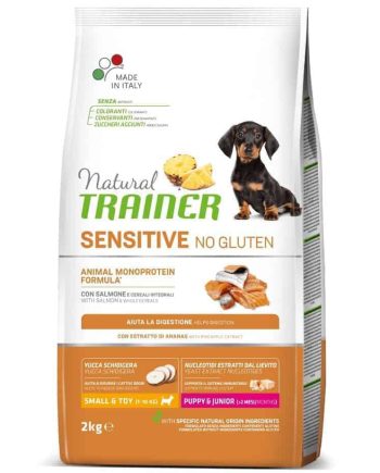 NT DOG SENSITIVE NO GLUTEN PUPPY&JUNIOR MINI SALMON LAŠIŠA