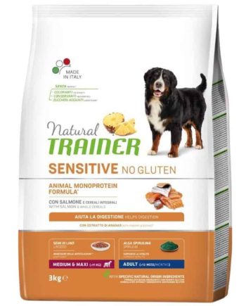 NT DOG SENSITIVE NO GLUTEN ADULT M/M SALMON SU LAŠIŠA