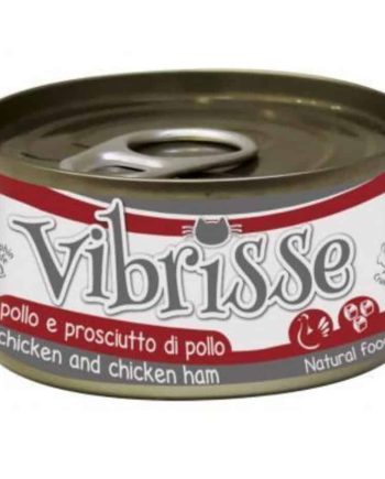 VIBRISSE Konservai Katėms Vištienos Kumpis Padaže 70g