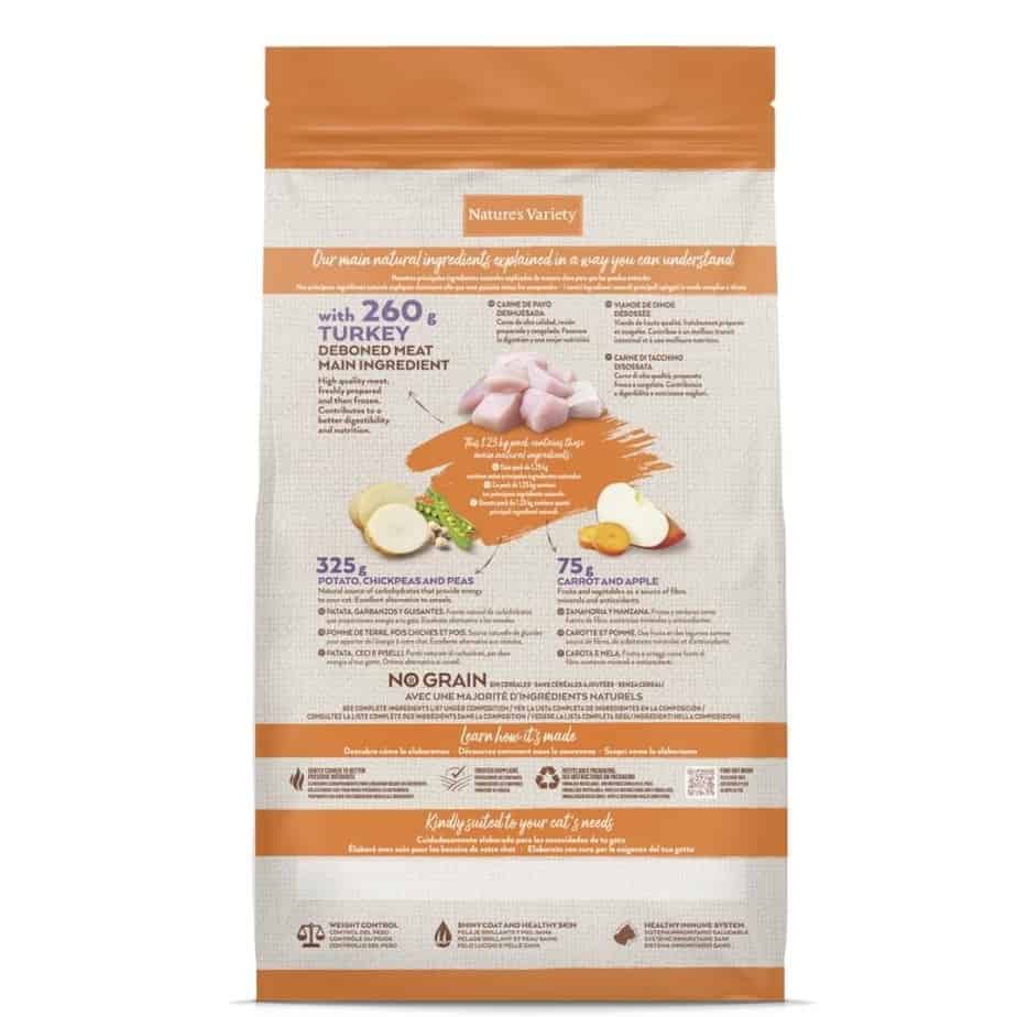 Nature's Variety Original STERILIZED katėms su kalakutiena