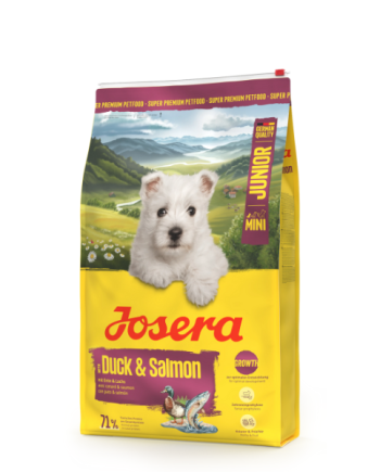 Mini Junior šunų pašaras su antiena ir lašiša 10kg (Josera)